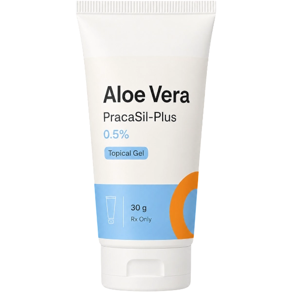 Aloe Vera PracaSil-Plus 0.5% Topical gel · custom quantity