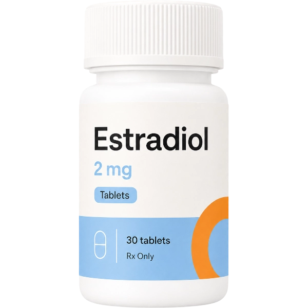 Estradiol 2mg Tablets · 30 count