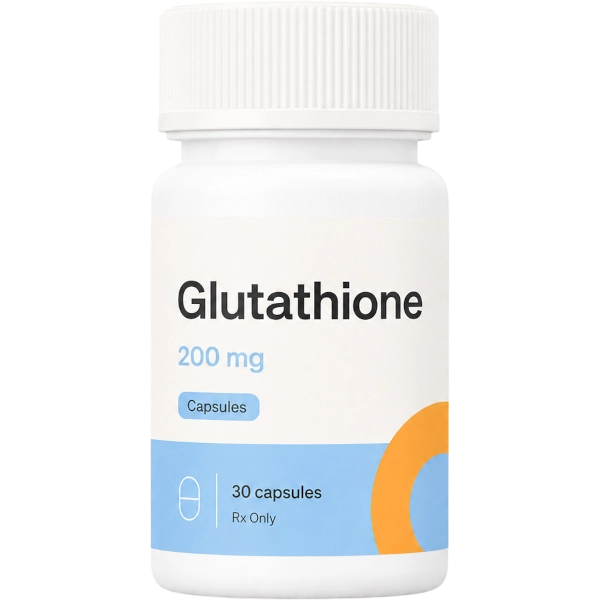 Glutathione 200mg Capsules · 30 count
