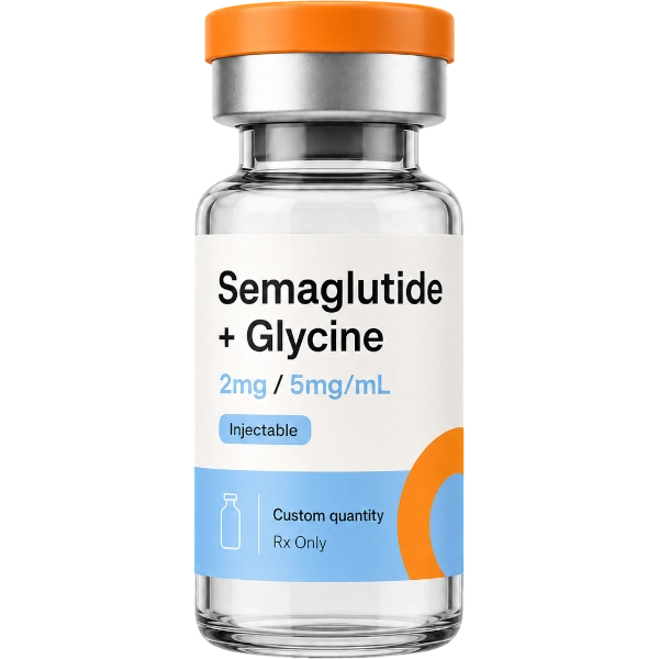 Semaglutide Glycine 2mg / 5mg/mL Injectable · custom quantity