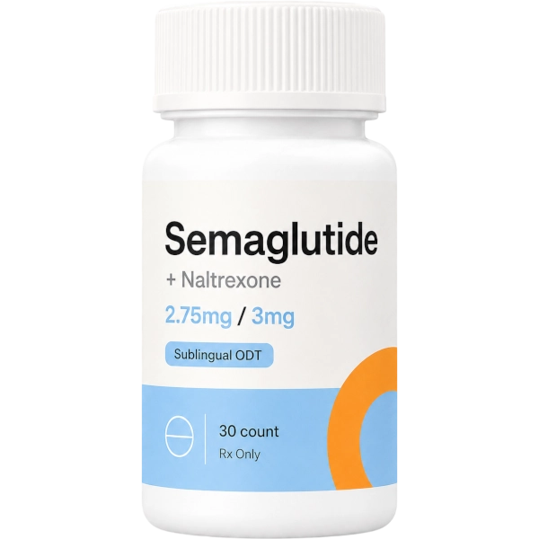 Semaglutide Naltrexone 2.75mg / 3mg Sublingual ODT · 30 count