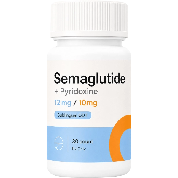 Semaglutide Pyridoxine 12mg / 10mg Sublingual ODT · 30 count