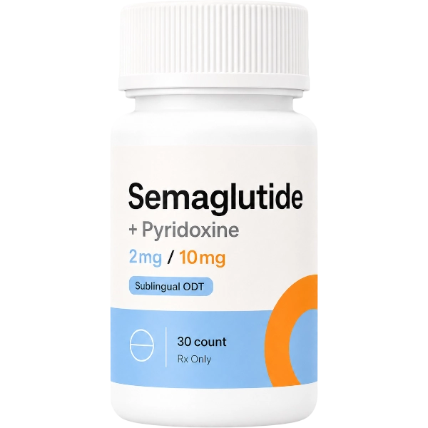 Semaglutide Pyridoxine 2mg / 10mg Sublingual ODT · 30 count