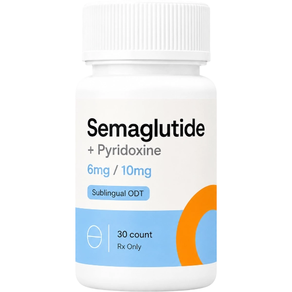Semaglutide Pyridoxine 6mg / 10mg Sublingual ODT · 30 count