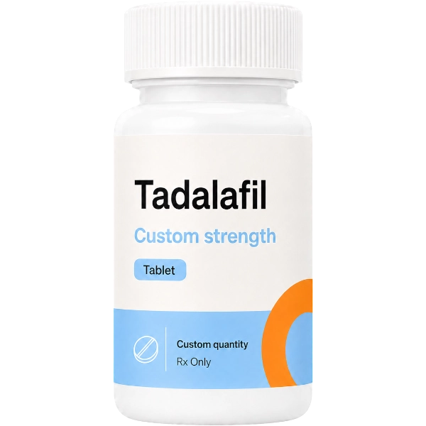 Tadalafil custom strength tablet